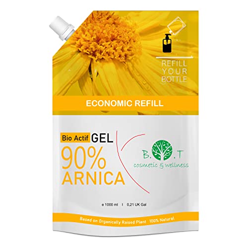 Arnica Gel Forte Concentrato Pomata Arnica Cavalli E Uso Umano Extra Forte 100% Naturale Gel Massaggio Muscolare Sportiva, Circolazione Gambe - Format