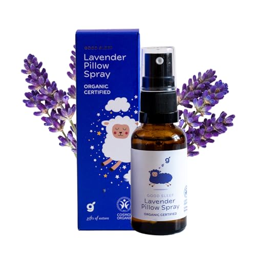 Schlafwohl - Spray Per Cuscini Alla Lavanda, 30 Ml, Spray Per Il Sonno Riposante, Spray Per Il Relax E Il Riposo, Con Vero Olio Di Lavanda Biologico, 