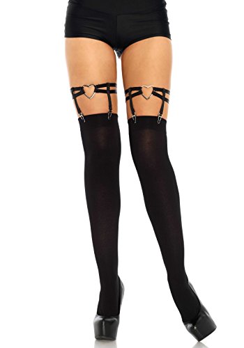 Leg Avenue Giarrettiera A Cuore In Pizzo Nero