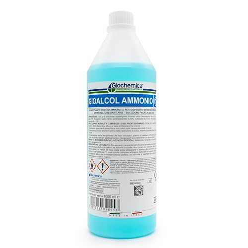 Disinfettante Decontaminante Strumenti E Dispositivi Medici A Base Di Benzalconio Cloruro E Alcol 1000 Ml, Pronto Uso, Gioalcol Ammonio