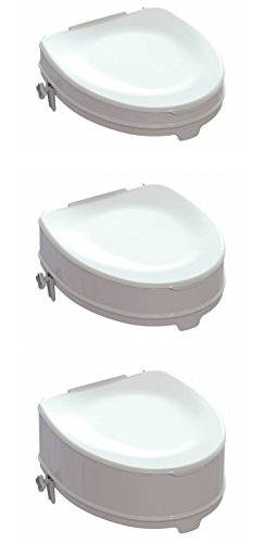 Rialzo Wc Ibiza Con Coperchio - Plastica - 3 Altezze Disponibili