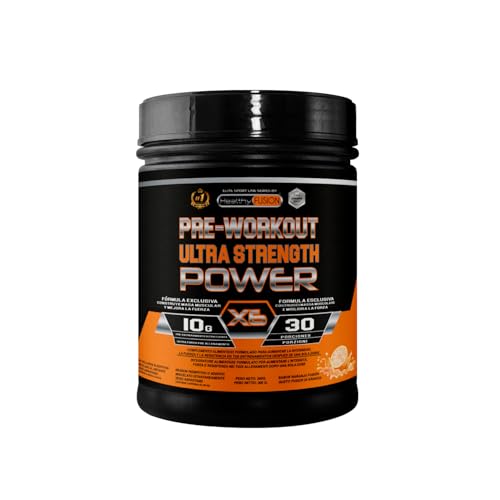 Healthy Fusion Pre Workout Potente, Bodybuilding, Pre Allenamento Completo Concentrato, Allenamenti Efficaci, 300 G