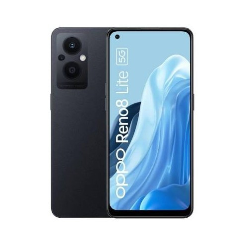 OPPO Reno 8 Lite 8+128GB 6.4" 5G Cosmic Black DS ITA