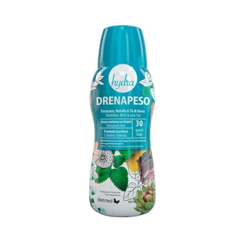 DietMed Drenapeso Hydra 600 ml Drenante Integratore Tarassaco, betulla