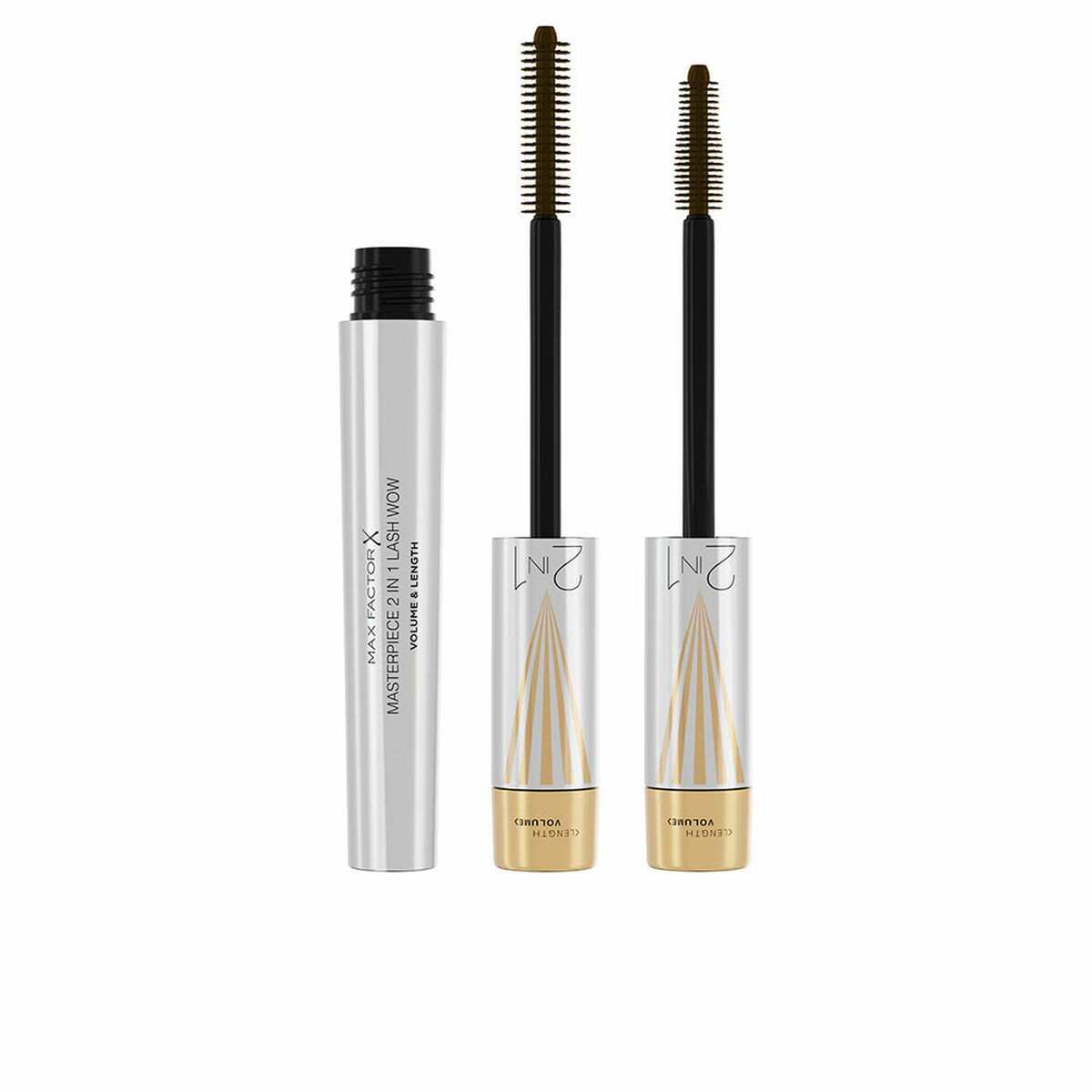 Mascara per Ciglia Max Factor Masterpiece 2 In 1 Lash Wow Nº 02 Black brown 7