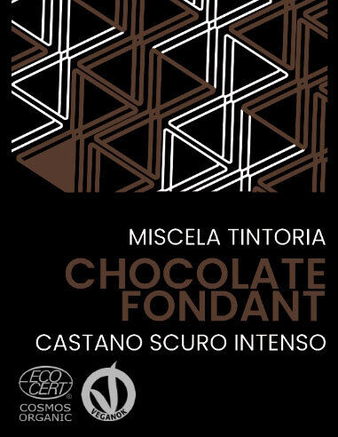Henné Chocolate Fondant Castano scuro intenso Ecocert Cosmos  - ArmoniaBio