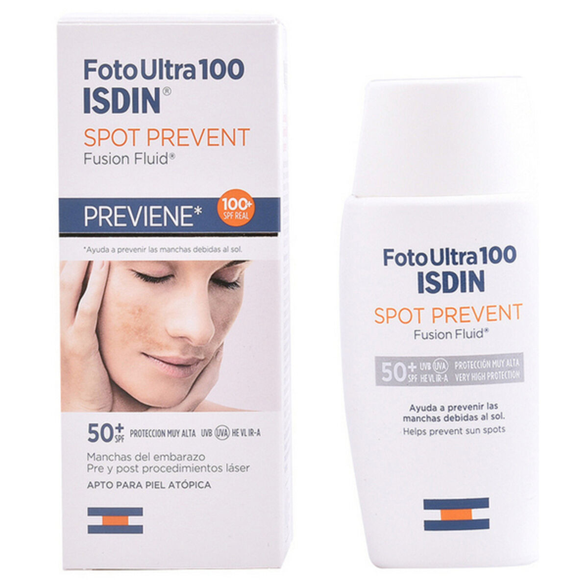 Protezione Solare Viso Spot Prevent Isdin Foto Ultra SPF 50+ [50 ml] SPF 50+