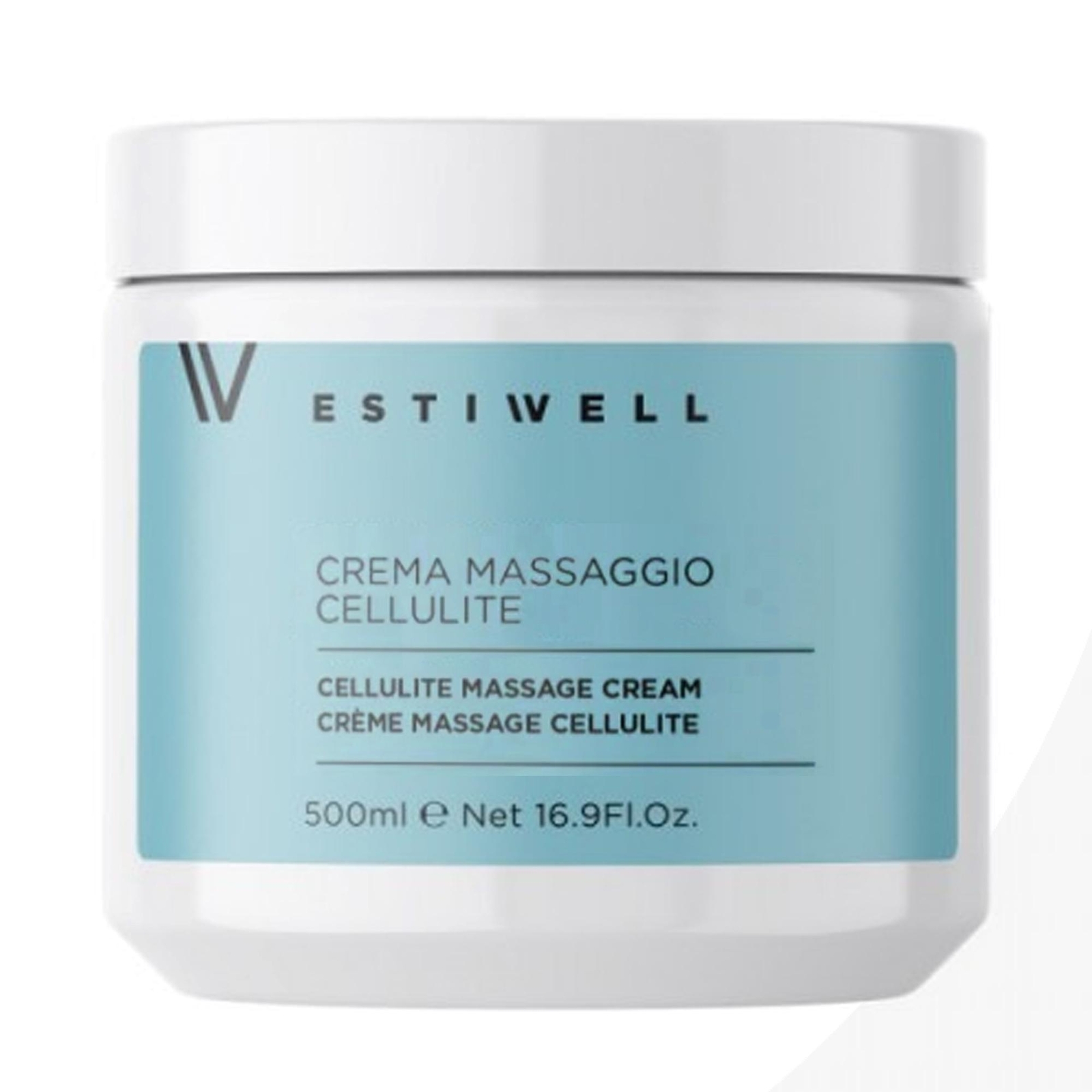 ESTIWELL CREMA DA MASSAGGIO CELLULITE 500ML PROFESSIONALE PER ESTETISTA