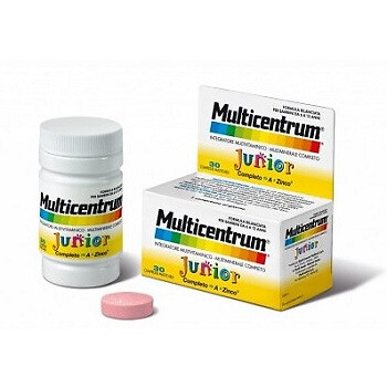 MULTICENTRUM JUNIOR - INTEGRATORE DI VITAMINE E MINERALI PER BAMBINI DAI 4 ANNI