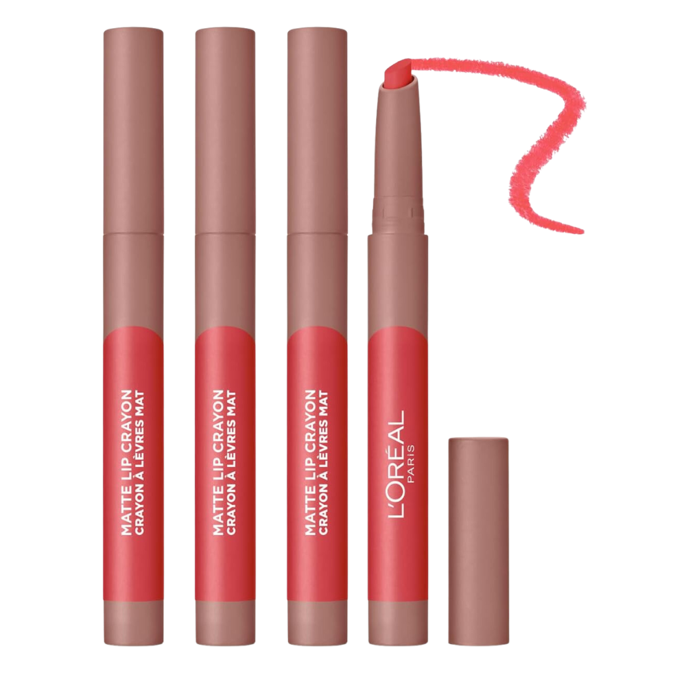 L'Oreal Infallible Matte Lip Crayon - 108 Hot Apricot x3
