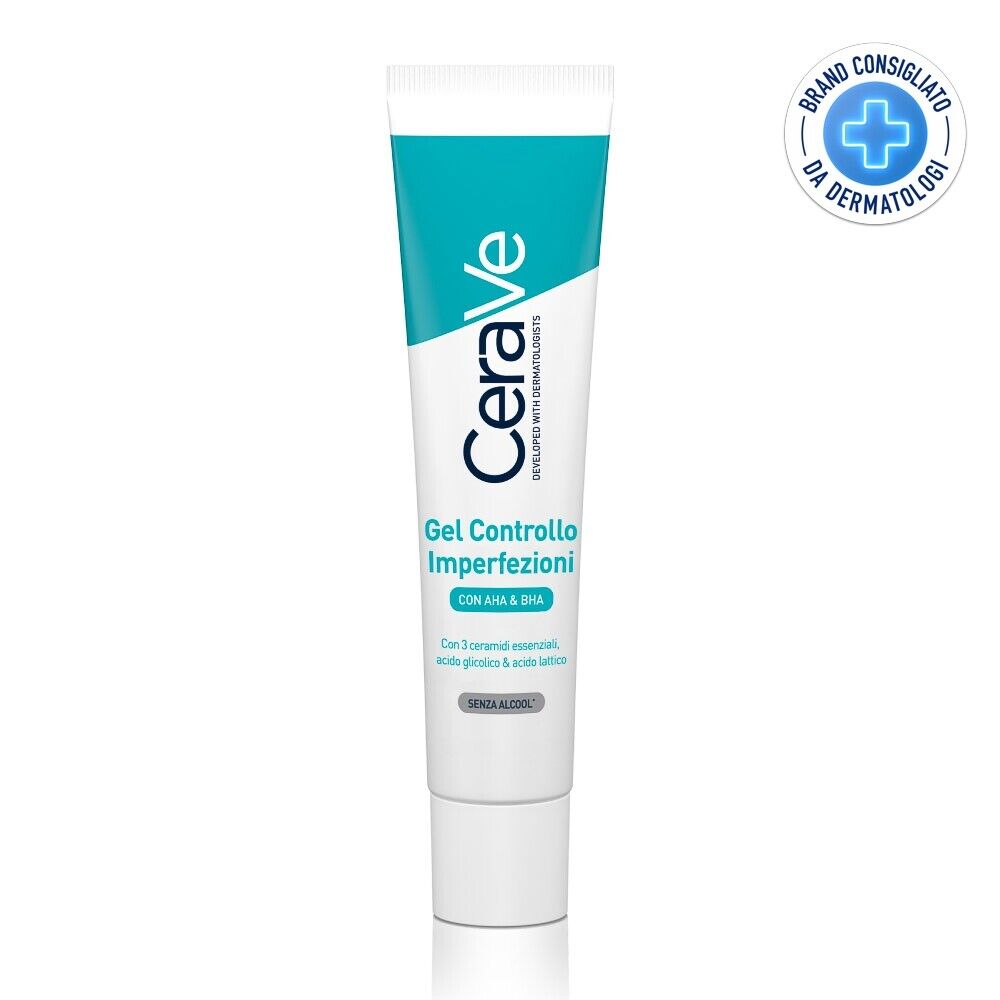 CeraVe Acne Gel Controllo Imperfezioni Brufoli e Pori, 40ml