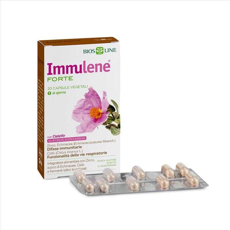 Biosline Immulene Forte Integratore Alimentare, 20 Capsule