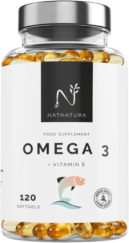 Omega 3 massima concentrazione EPA - DHA. Acidi grassi 3 (2000 mg) 120 Perle