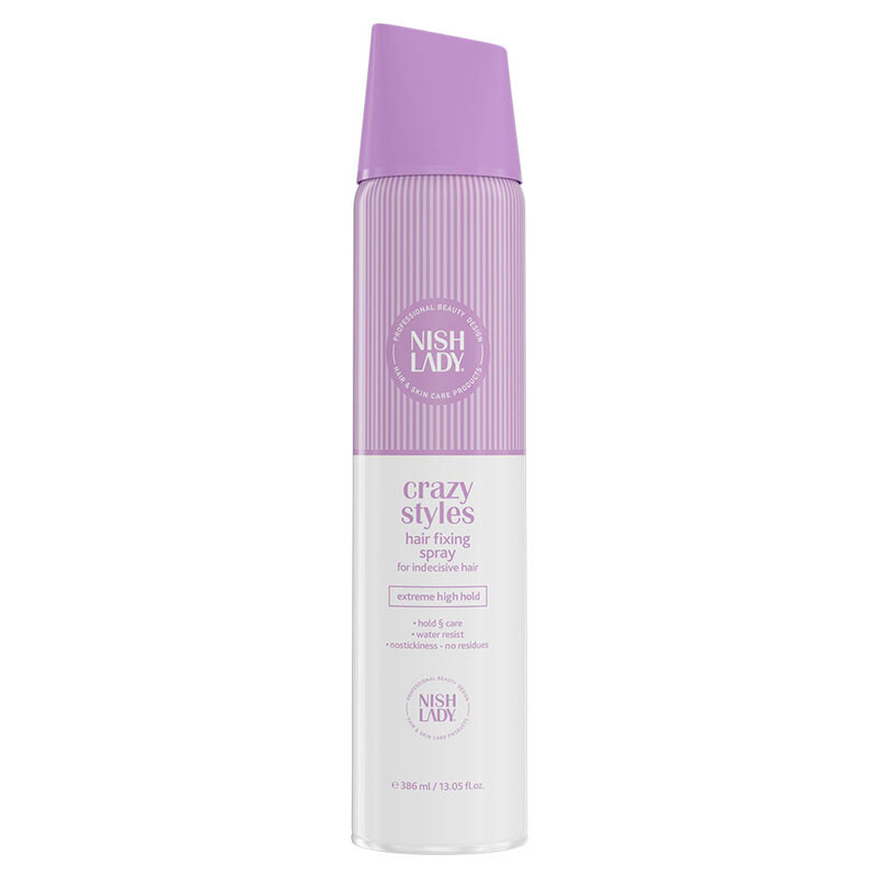 Lacca modellante NISHLADY Crazy Styles Hair Fixing Spray 386ml