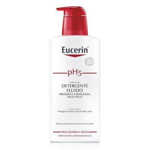 EUCERIN DETERGENTE FLUIDO CORPO VISO PH5 400 ML