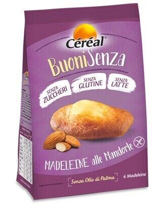 Nutrition & Sante' Italia Cereal Buonisenza Madeleine Alle Mandorle 180 G