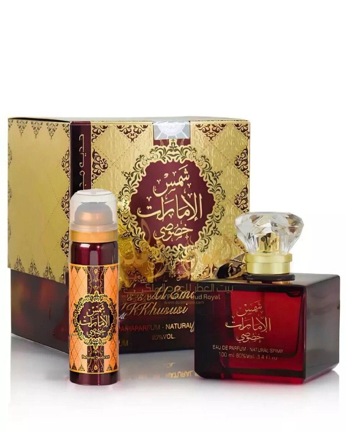 Ard Al Zaafaran Perfume Shams Al Emarat Khususi Eau de Parfum 100ml + Deo