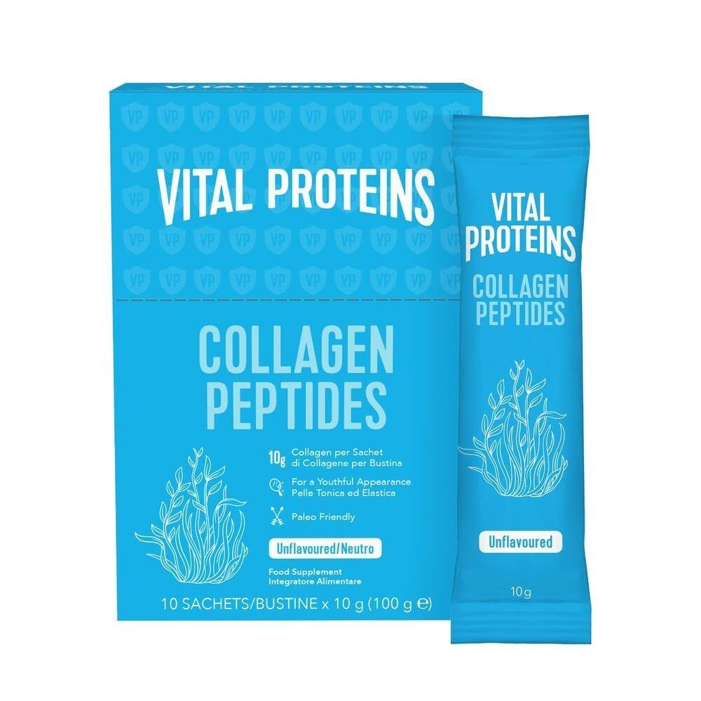 Vital Proteins Collagen Peptides Integratore con Peptidi di Collagene, 10 stick