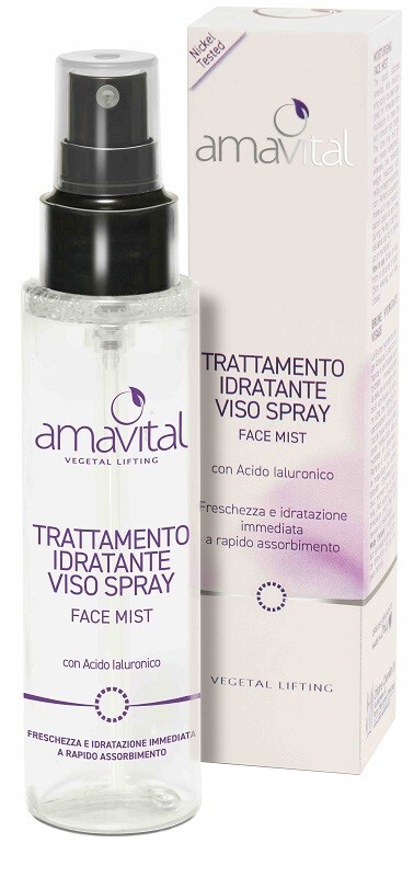 Amavital Idratante Viso Spray con Acido Ialuronico 100 ml