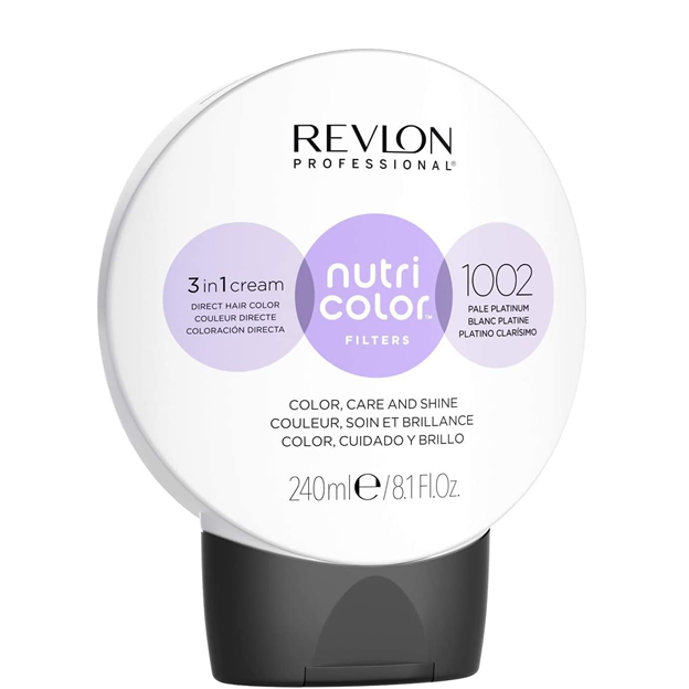 Revlon Crema Colorante Capelli Platino | Nutri Color 1002 Pale Platinum 240 ml