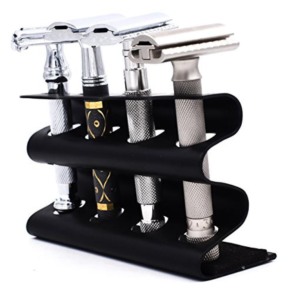 Parker Safety Razor Parker Double Edge rasoio di sicurezza Stand - contiene quat