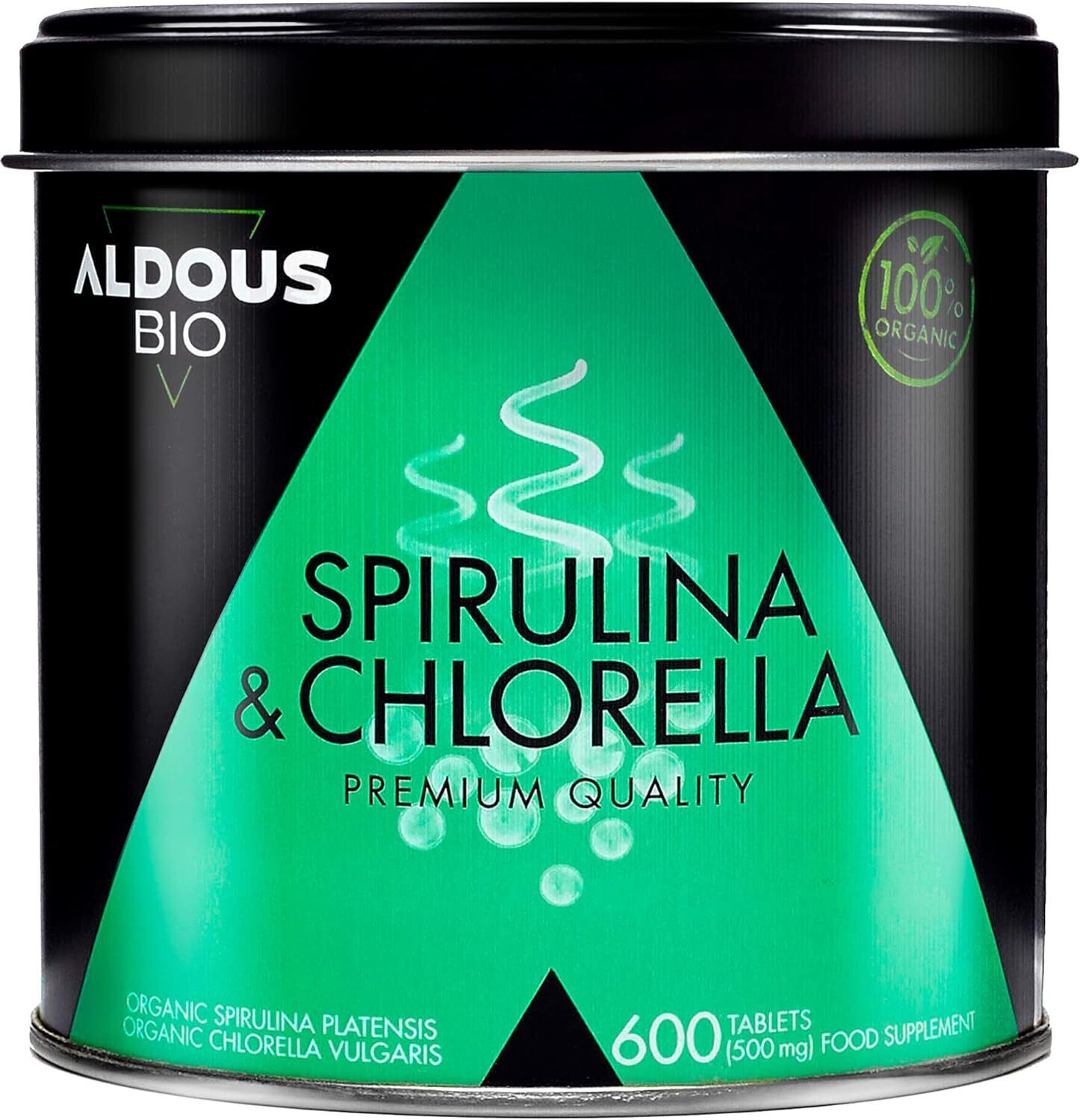 Integratore Spirulina e Chlorella Bio Proteine Vegetali Saziante 600 compresse