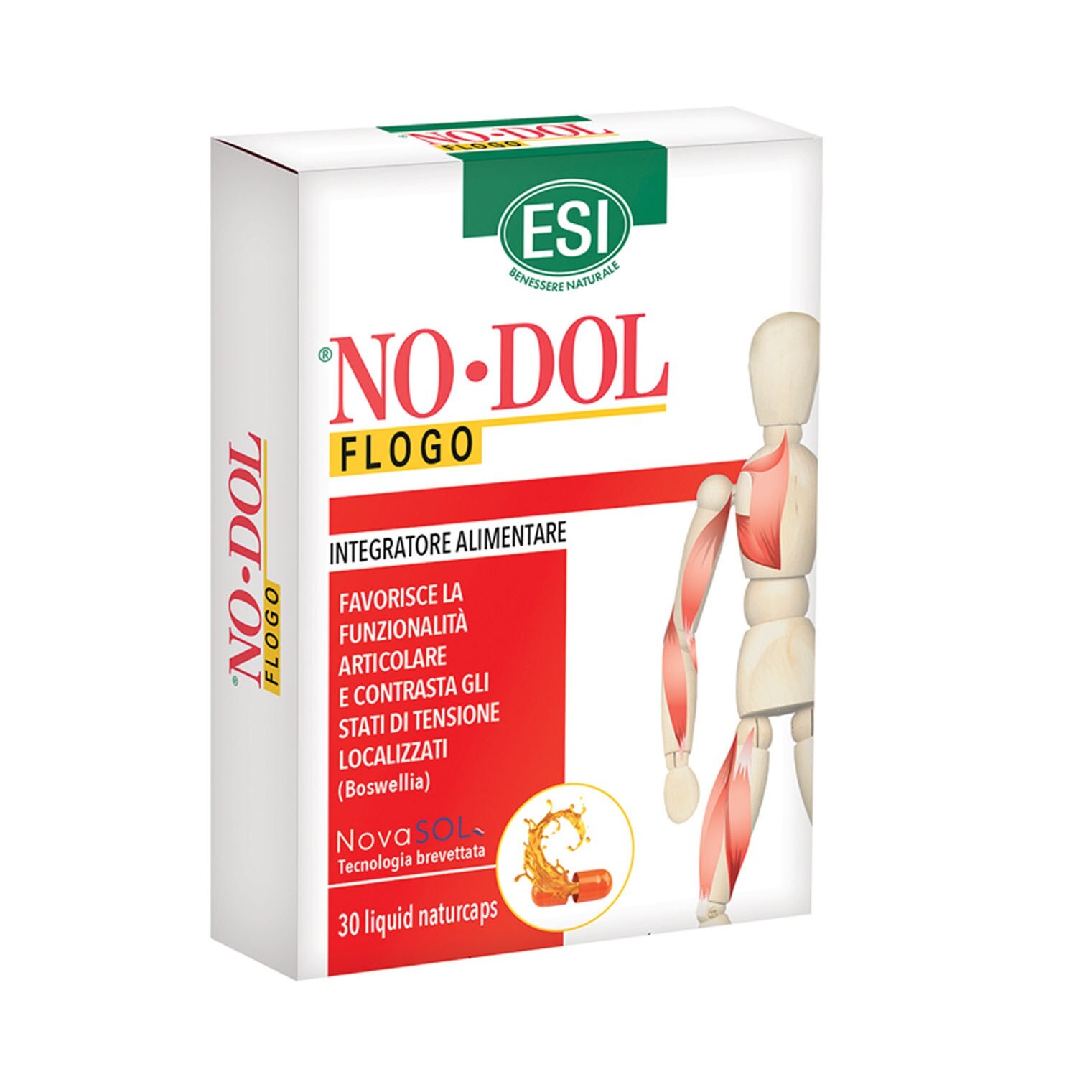 NO DOL FLOGO 30 LIQUID NATURCAPS  ntegratore per la funzionalità Articolare