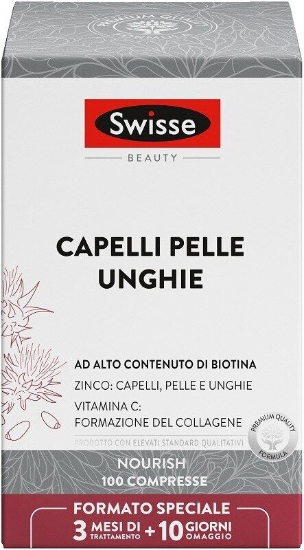 Swisse Beauty - Capelli Pelle e Unghie Integratore Formato Speciale,100compresse