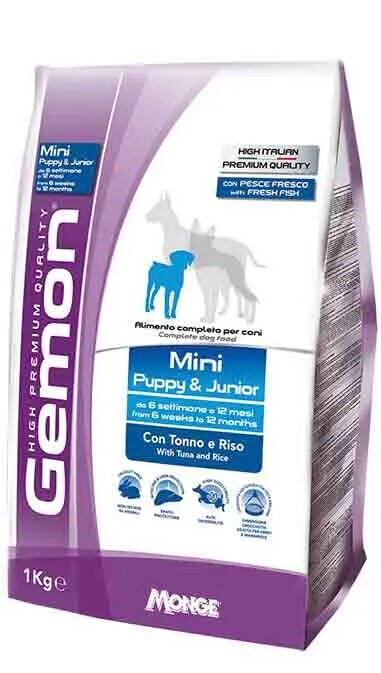Gemon Mini Puppy Tonno E Riso 3 Kg