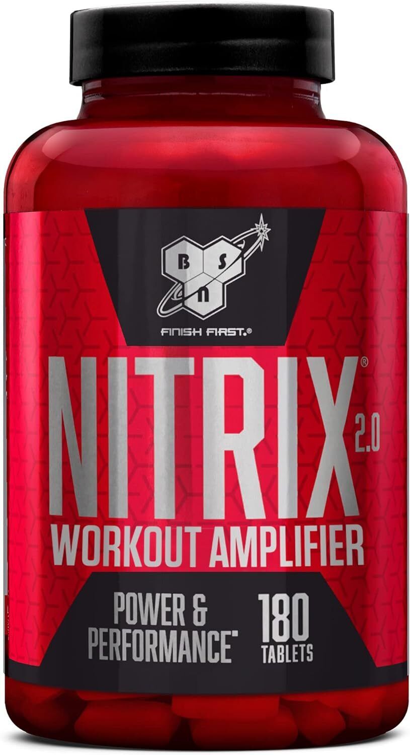 BSN Nitrix 2.0, Integratore Alimentare, Formula Precursore dell’Ossido Nitrico