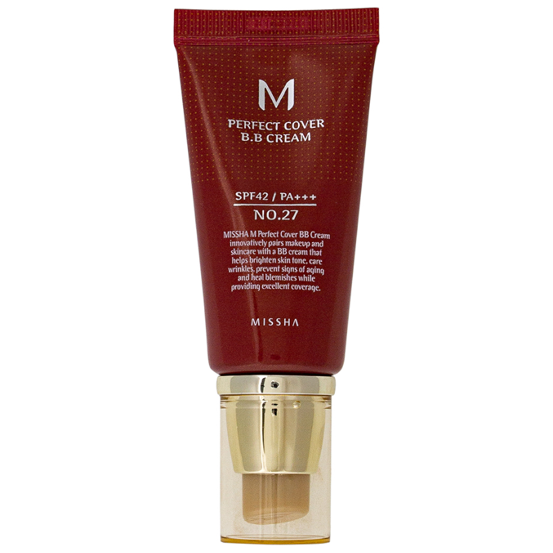 Missha M Perfect Cover BB Cream tonalita Honey Beige n. 27, 50 ml