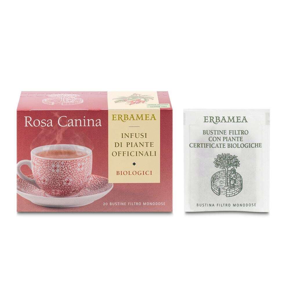 Erbamea Rosa Canina Infuso Biologico, 20 bustine
