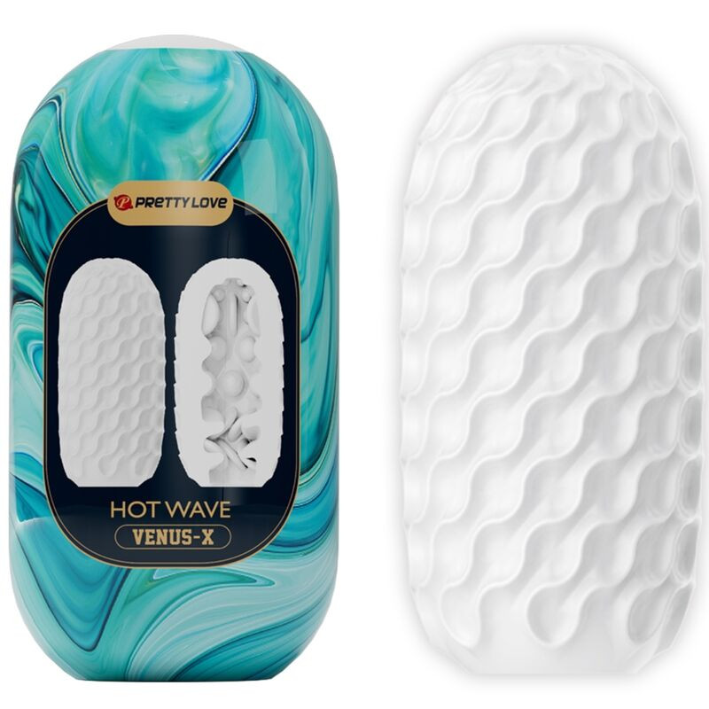 Pretty Love Hot Wave - Masturbatore Maschile In Silicone Bianco