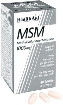 MSM 1000 MG 90 COMPRESSE - A BASE DI METILSULFONILMETANO FONTE DI ZOLFO ORGANICO