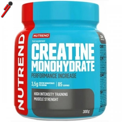 Nutrend, Creatine Monohydrate, 300 g Creatina Massa Muscolare