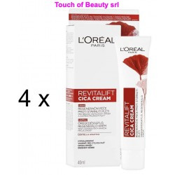 4 X L'Oreal Paris Revitalift Cica Crema Giorno 40 ml