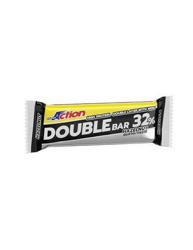 BARRETTA PROTEICA PROACTION DOUBLE BAR 32% NOCCIOLA E CARAMELLO
