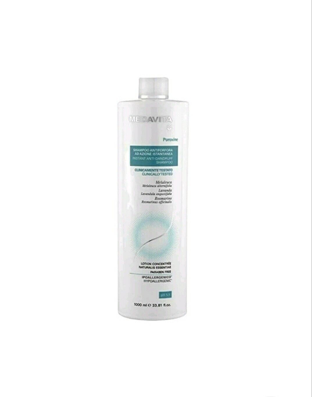 Medavita Shampoo Capelli Antiforfora  Puroxine Anti-Dandruff Shampoo 1000ml