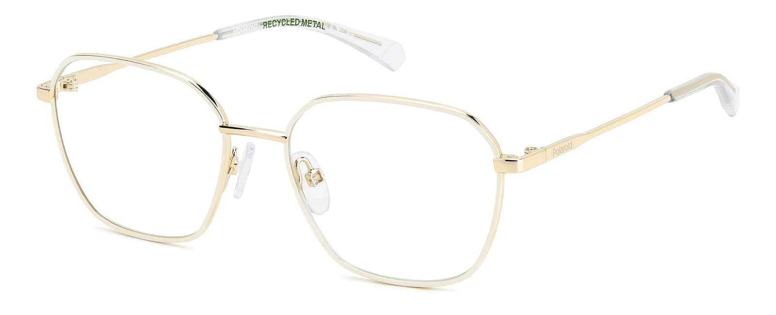 Occhiali da Vista POLAROID KIDS PLD D838 24S GOLD WHITE 50/16/130 JUNIOR