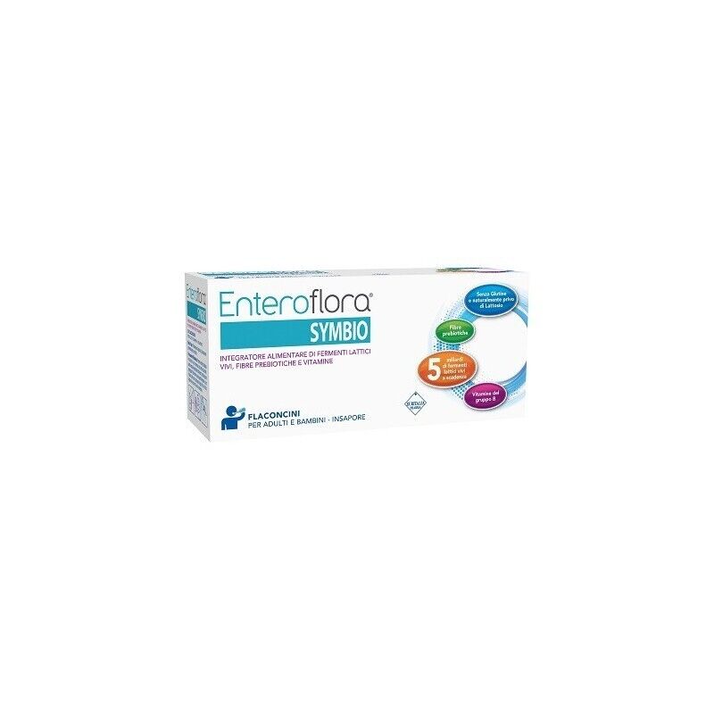 ENTEROFLORA SYMBIO INTEGRATORE DI FERMENTI LATTICI E VITAMINE 10 FLACONCINI