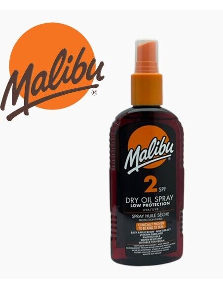 MALIBU DRY OIL SPRAY LOW PROTECTION SPF 2 200ML
