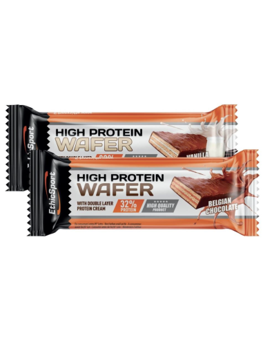 ETICHSPORT WAFER PROTEICO AD ALTO CONTENUTO DI PROTEINE – SNACK CROCCANTE E LEGG