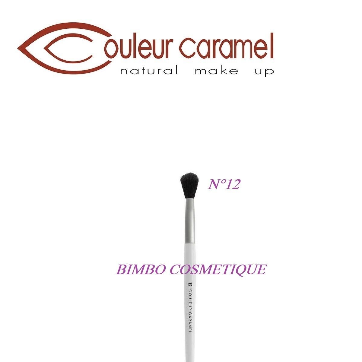 COULEUR CARAMEL BIO 1 PENNELLO PALPEBRE SMUDGER N°12 VEGANO