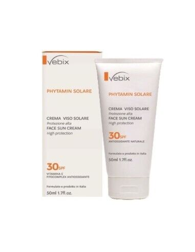 VEBIX PHYTAMIN CREMA SOLARE VISO SPF 30