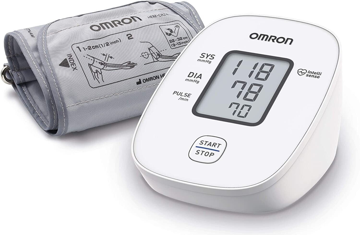 OMRON X2 Basic Misuratore di Pressione Arteriosa da Braccio - Bianco