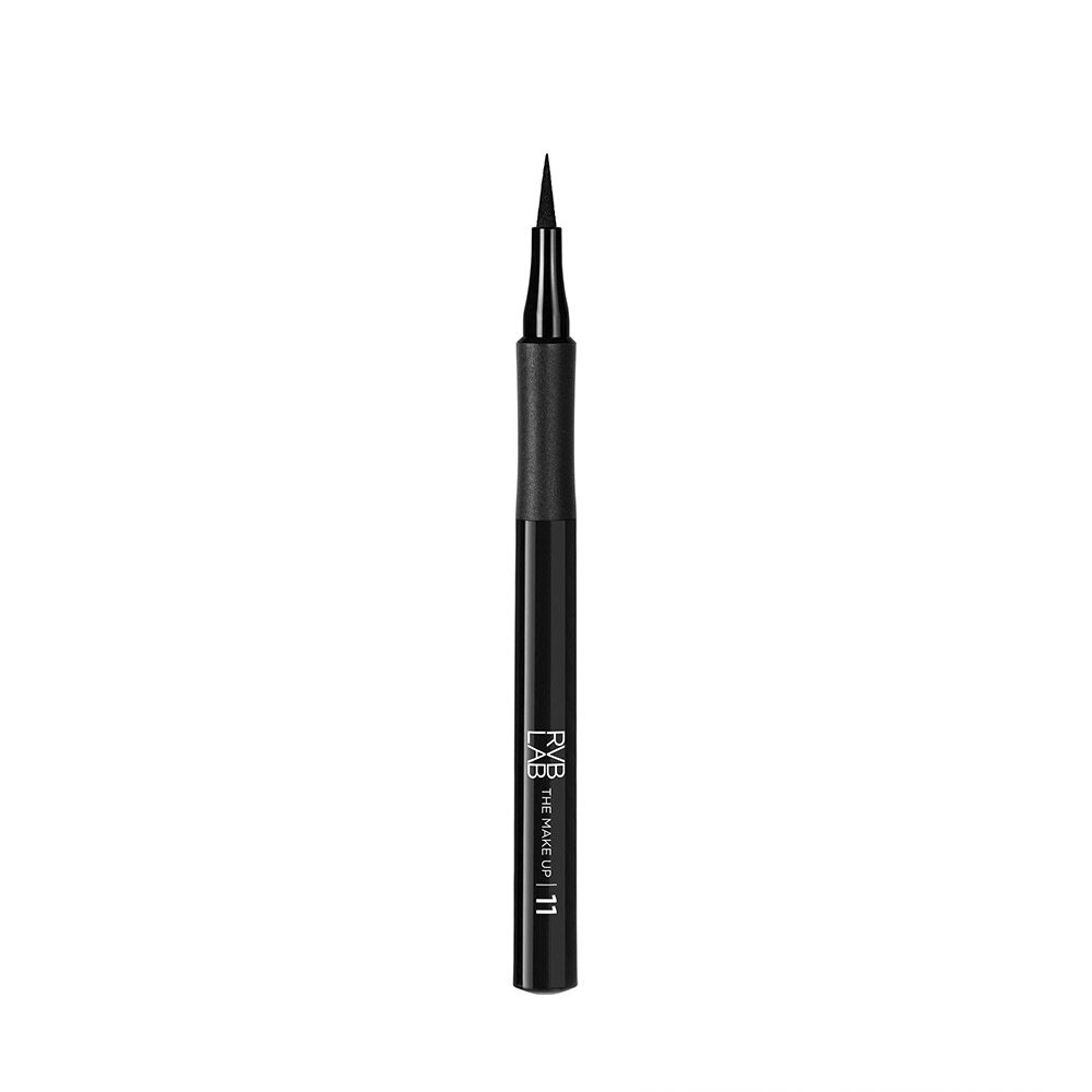 RVB Lab Eyeliner Liquido in Penna Water Resistant Finish Extra Black, 1ml