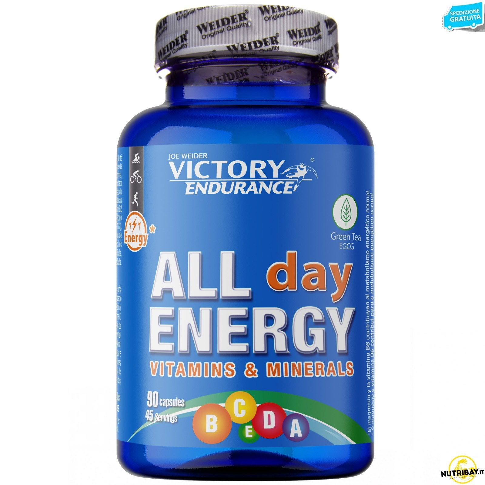 Weider Victory Endurance All Day Energy - 90 caps Multivitaminico minerale