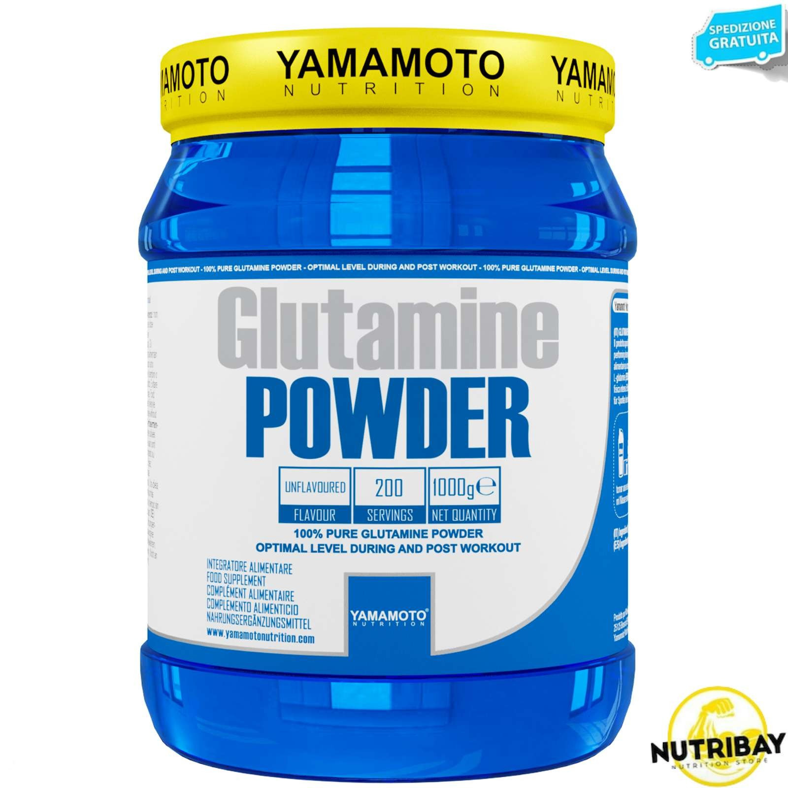YAMAMOTO NUTRITION GLUTAMINE POWDER - 1000 gr GLUTAMMINA IN POLVERE