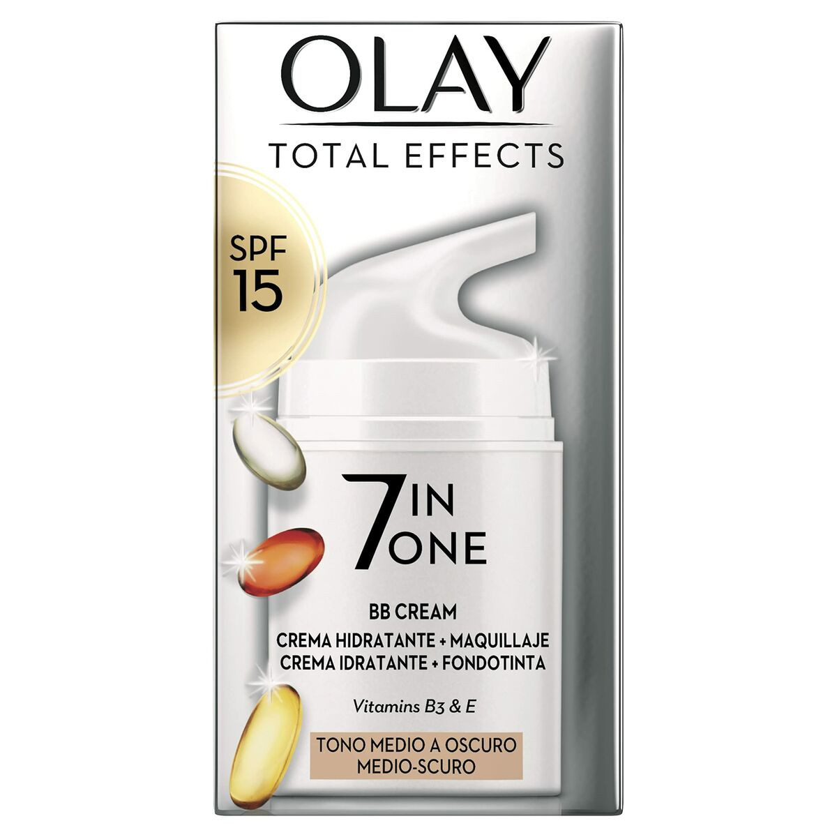 Crema Idratante con Colore Olay Total Effects Bb Cream Medium Dark Spf 15 50
