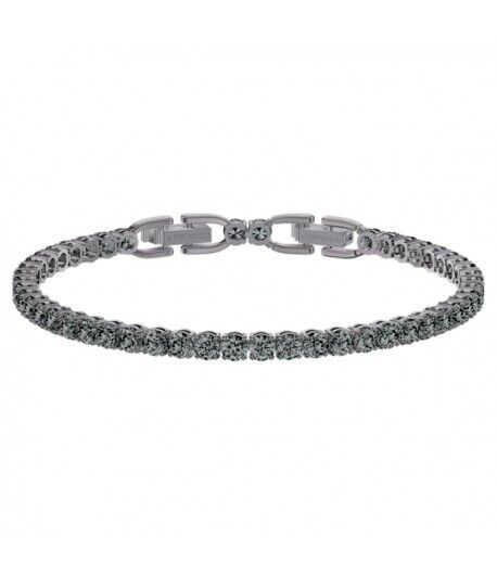Bracciale Swarovski Tennis Deluxe round grigio  5514655